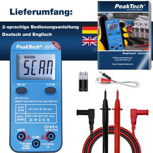 Produktbild für Multimeter PeakTech P 1073, digital, True RMS
