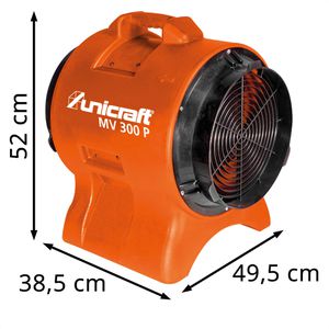 Produktbild für Industrieventilator Unicraft MV 300 P, 750 Watt