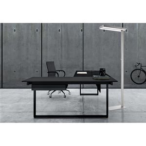 Produktbild für Stehlampe Unilux Lixus, LED, silber, 195 cm