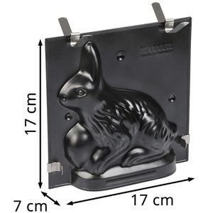 Produktbild für Backform Kaiser 3D-Hase, Osterbackform, aus Stahl