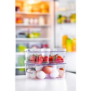 Produktbild für Deckel-Aufbewahrungsbox Smartstore Compact S, transparent