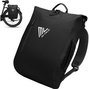 Gepäckträgertasche Mivelo Primus, schwarz, 20 Liter