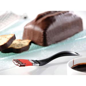 Produktbild für Backpinsel Gefu Becky, Borsten-Metallfixierung, rot / schwarz