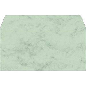 Briefumschläge Sigel DU171 Marmor, grün, DIN lang