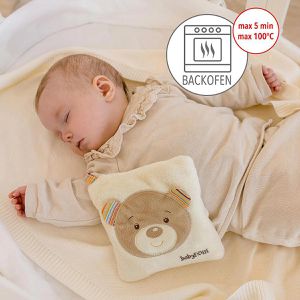 Produktbild für Wärmekissen Fehn Teddy, 16 x 16 cm, mit Kirschkernen