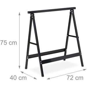 Produktbild für Arbeitsbock Relaxdays 10026075, bis 100 kg