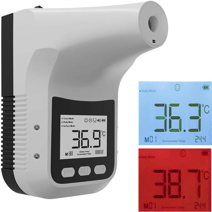 Wandmontage, Infrarot, Böttcher Fiebermessstation, K3 kontaktlos – AG Pro Fieberthermometer