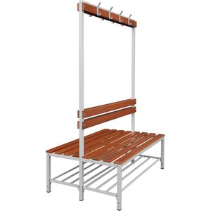 Produktbild für Umkleidebank Lüllmann 806105, Sitzfläche Holz, 120 cm