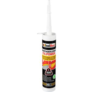 Produktbild für Montagekleber IsolBau Fix-Power, für innen &amp; außen, 12 x 480g