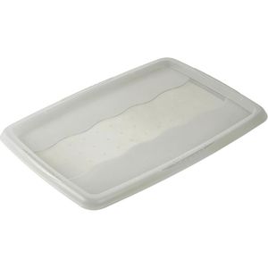Deckel-Aufbewahrungsbox Keeeper Emilia, transparent