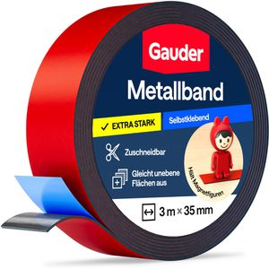 Magnetband Gauder Metallband, rot
