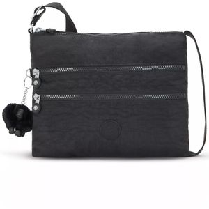 Produktbild für Umhängetasche kipling Alvar, Black Noir, aus Polyamid, schwarz