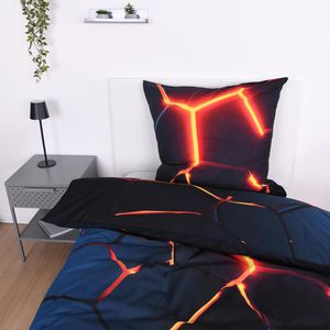 Produktbild für Bettwäsche Herding Lava 3D Effekt, 4459268050, Renforcé
