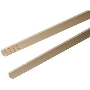 Produktbild für Grillzange Fackelmann Eco 31128, Holzzange