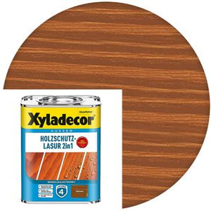 Xyladecor Holzlasur Holzschutz-Lasur 2in1, 0,75l, außen, kastanie, matt