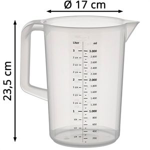 Produktbild für Messbecher APS Pro 30049, aus Kunststoff