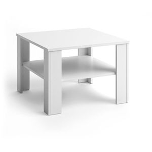 Produktbild für Couchtisch Vicco Homer, aus Holz, weiß