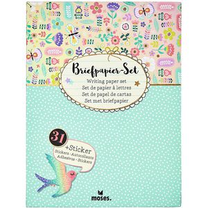 Produktbild für Briefpapier Moses 026214, Flowers &amp; Friends, A5