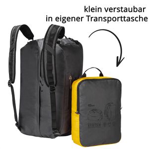 Produktbild für Reisetasche Jack-Wolfskin Traveltopia Duffle 45, schwarz 59 cm