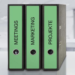Produktbild für Rückenschilder Zweckform L4754-20, grün