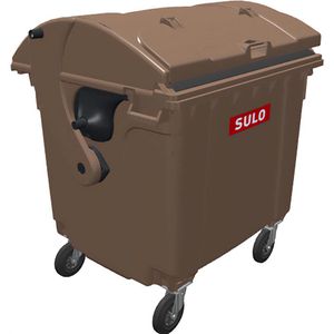 Müllcontainer Sulo Citybac 1100 RD, braun