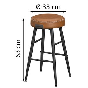 Produktbild für Barhocker Vasagle EKHO, LBC080K01