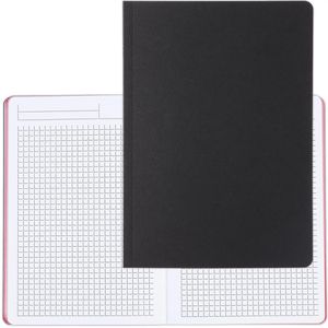 Notizbuch Geiger Tablet-Book, schwarz / rot, A5