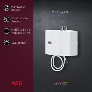 Produktbild für Durchlauferhitzer AEG MTH 440, 189555, drucklos