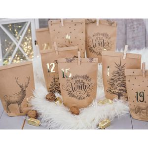 Produktbild für Adventskalender Papierdrachen Cozy Winter