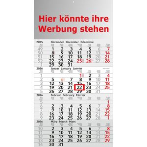 Produktbild für 4-Monatskalender Böttcher-AG Jahr 2026, mit Werbedruck