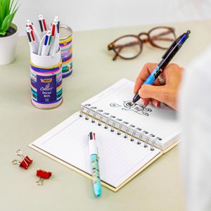 Produktbild für Vierfarbkugelschreiber Bic 4 Colours Decor Box