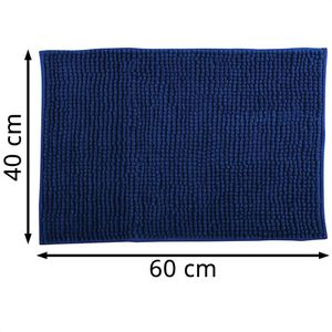 Produktbild für Badematte MSV Badteppich Chenille, 40 x 60 cm