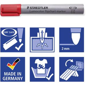 Produktbild für Flipchartmarker Staedtler Lumocolor 356