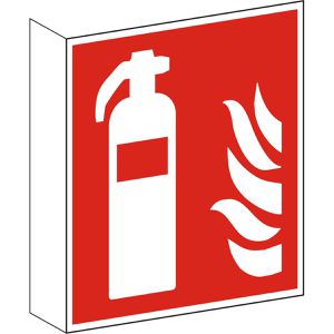 Hinweisschild Abtec ISO 7010 F001 Kunststoff, Fahnenschild