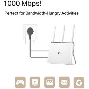 Produktbild für Powerline TP-Link AV1000 TL-PA7019P KIT