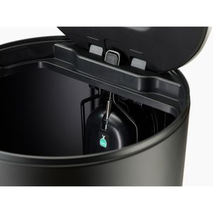 Produktbild für Mülleimer JosephJoseph Arc Slimline, schwarz