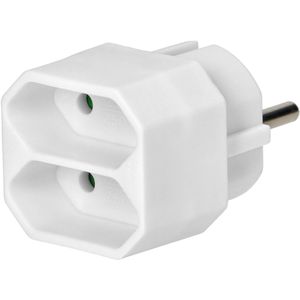 Produktbild für Steckdosenadapter Orno AE-13277, weiß
