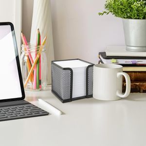 Produktbild für Zettelbox Böttcher-AG Mesh Line, schwarz, 10 x 10 cm