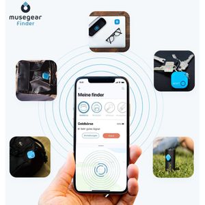 Produktbild für Bluetooth-Tracker Musegear Finder 2, für iOS &amp; Android