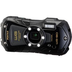 Produktbild für Kompaktkamera Pentax WG-90 schwarz, mit 2,7 Zoll Display