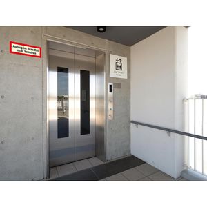 Produktbild für Hinweisschild Abtec DIN 4066, Kunststoff
