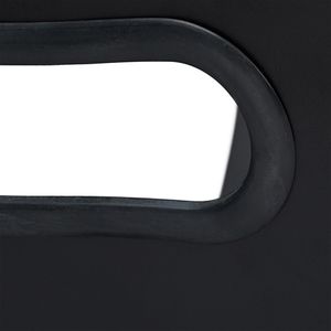 Produktbild für Kaminholzkorb Relaxdays 10034189, schwarz