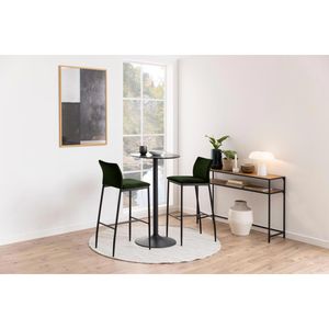 Produktbild für Konsolentisch AC-Design Seaford, schwarz / wildeiche