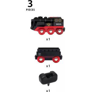Produktbild für Spielzeugeisenbahn BRIO 33884 Batterie-Dampflok