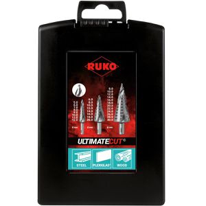 Produktbild für Stufenbohrer RUKO 101626RO, ULTIMATECUT, HSS, Set