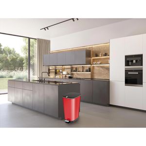 Produktbild für Mülleimer Curver KIS Chic Bin Style, rot