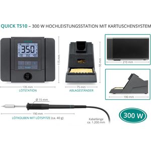 Produktbild für Lötstation QUICK QUTS10, Set
