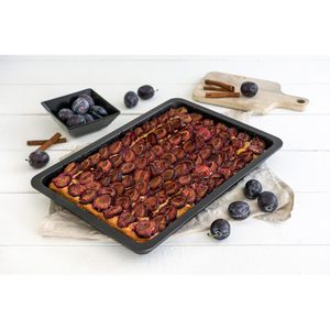 Produktbild für Backblech Zenker Black Metallic Pflaumenkuchen, aus Stahlblech