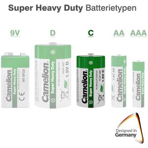 Produktbild für Batterien Camelion Super Heavy Duty, Zink-Kohle