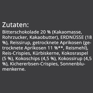 Produktbild für Müsliriegel Eat-Natural Erdnuss, Kokos &amp; dunkle Schokolade